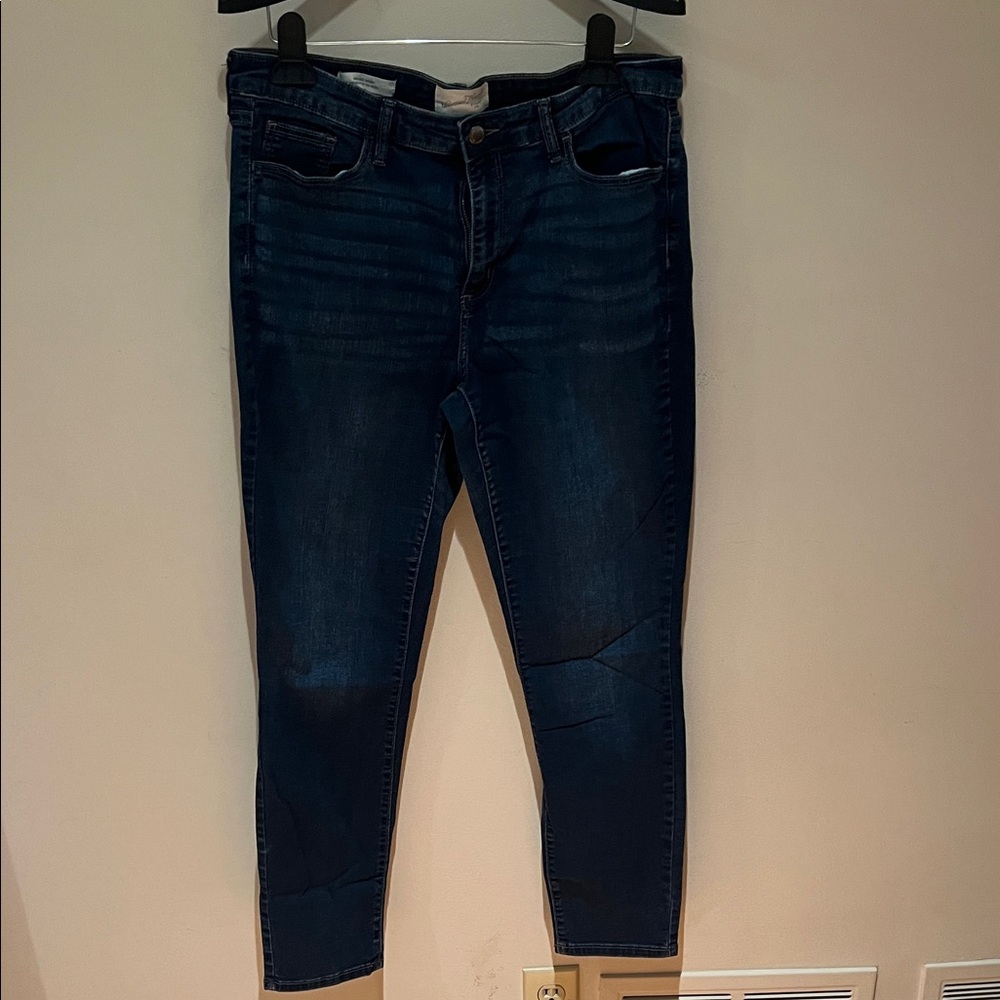 Medium wash denim jeans